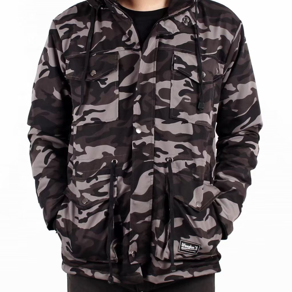 JAKET CAMO EUDORA-JAKET LORENG BGSR-JAKET CANVAS-JAKET MURAH