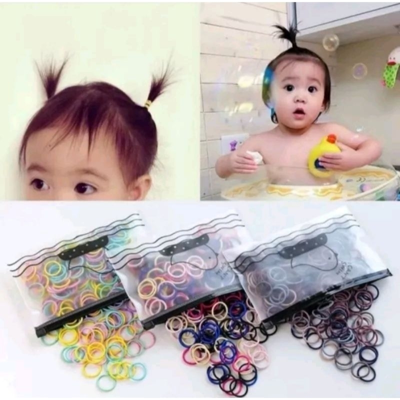 Karet Ikat Rambut Macaron / Karet Ikat Rambut Kecil