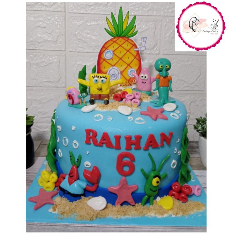 

Kue Ulang Tahun Spongebob / Spongebob Cake / Kue Ultah Karakter Anak