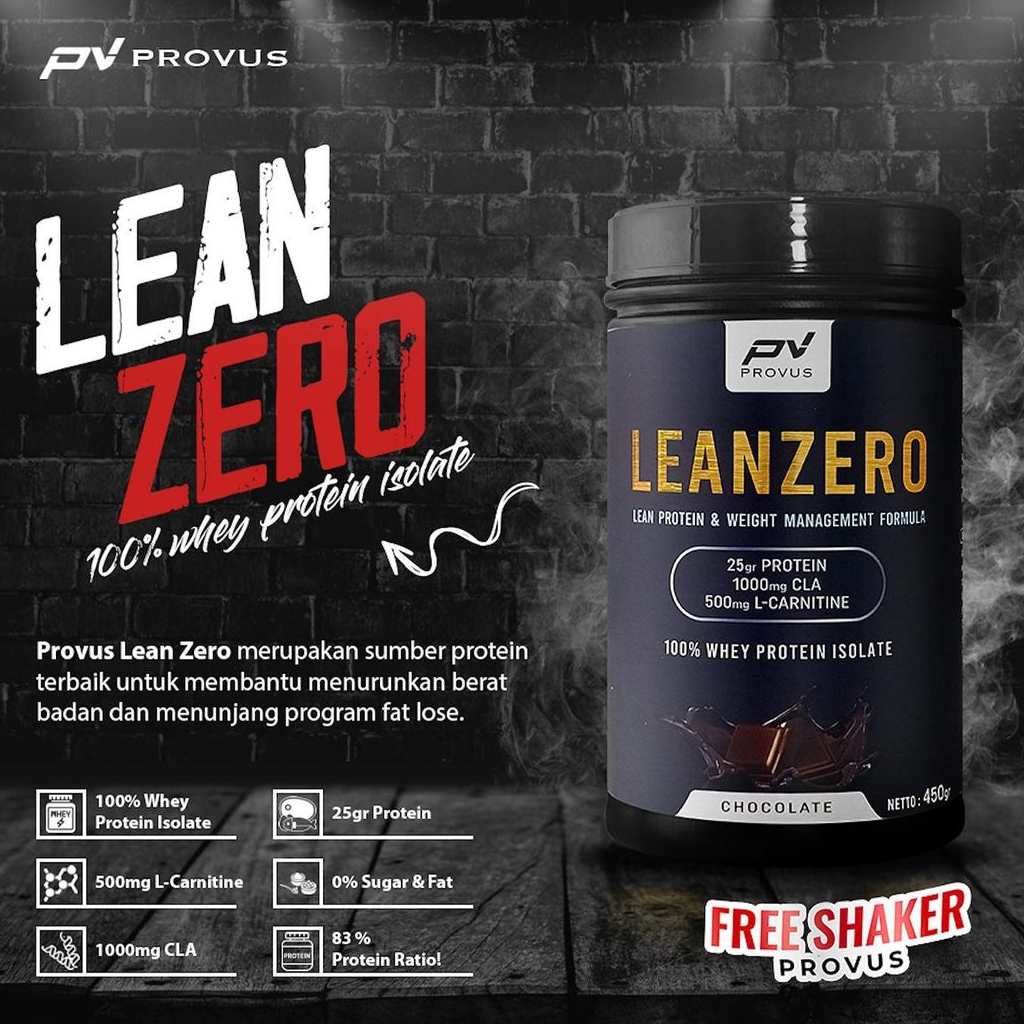 Provus Lean Zero 5 lbs Susu Whey Protein Isolate + Fat Burner