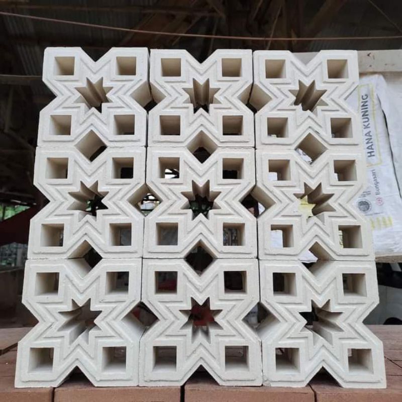 roster beton minimalis, loster beton minimalis, roster minimalis, lubang angin roster, roster putih