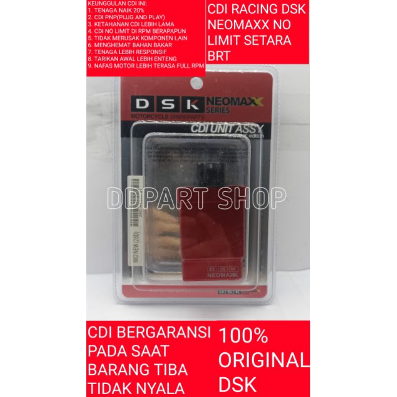 CDI DSK RACING NO LIMIT MIO NEW MIO SPORTY 2006-2009 MIO SMILE MIO 28D SETARA BRT