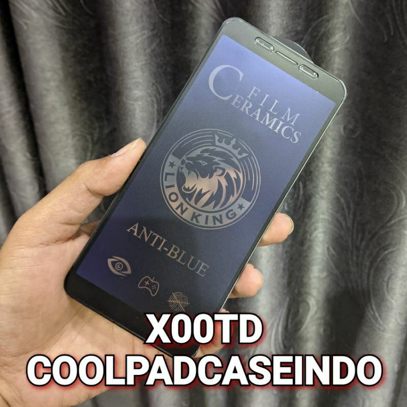 Tempered Glass Asus X00TD Zenfone Max Pro M1 Ceramic Matte Blue Ray