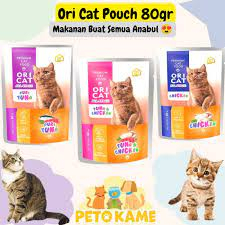 NEW ORI CAT POUCH SACHET 80Gr | Makanan Kucing Basah Kucing