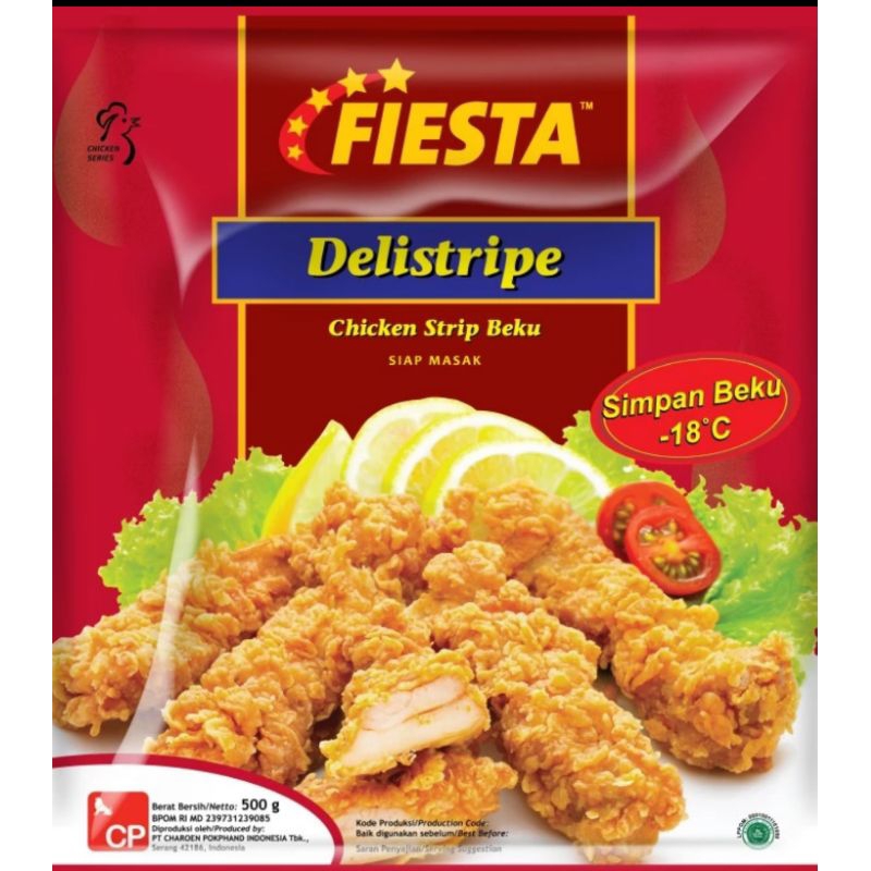 

Fiesta delistripe 500gr / chicken stripe / ayam atripe