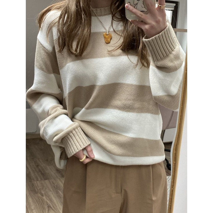 [COD] ATASAN SWEATER RAJUT WANITA EIRA OVERSIZE/EIRA SWEATER RAJUT ALL SIZE