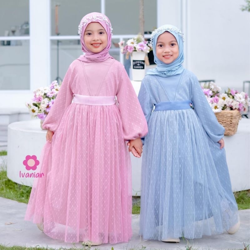 TERBARU GAMIS ANAK MIX TILE 7 8 9 TAHUN/LADY DRESS KIDS/GAUN ANAK VIRAL/FASHION MUSLIM ANAK 2023/CAMILLE DRESS KIDS TERLARIS/FAR MOSLEMSTORE