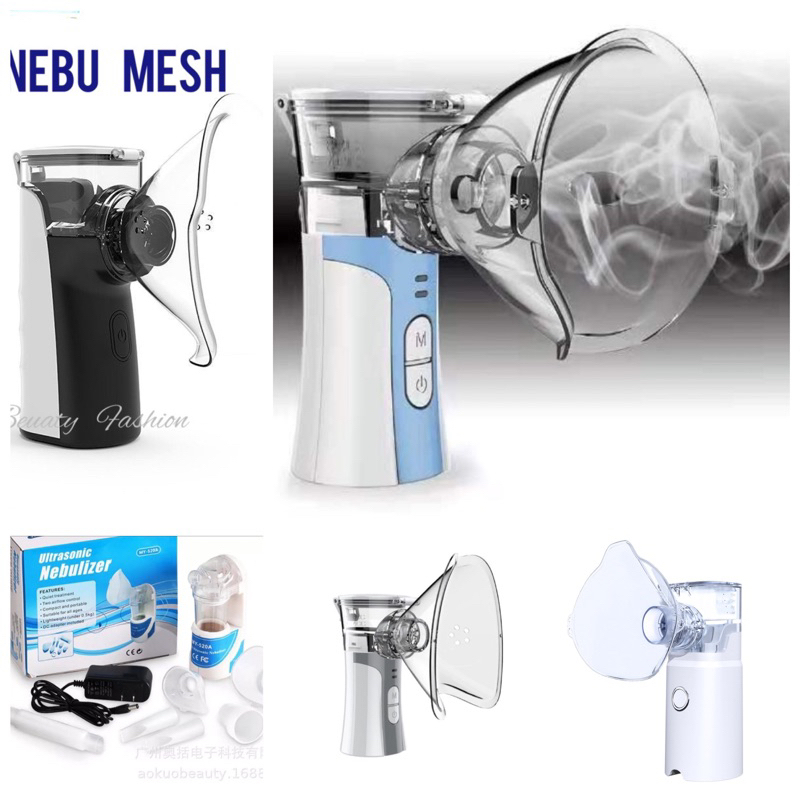 Nebulizer Portable mini Anak &amp; dewasa Omicron/Mesh Alat Bantu Pernapasan sangat Praktis dibawa