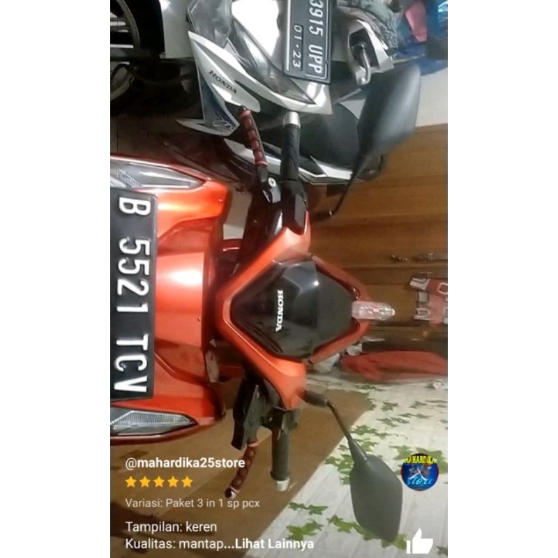 promo paket spion pcx + handgrip Honda + Jalu stang pcx harga sepaket beat Vario 110 karbu Vario 110 fi Vario 125 old/new Vario 150 old /new adv 150 /160 Supra kharisma dll