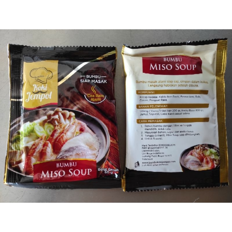 

Koki Jempol Bumbu Miso Soup