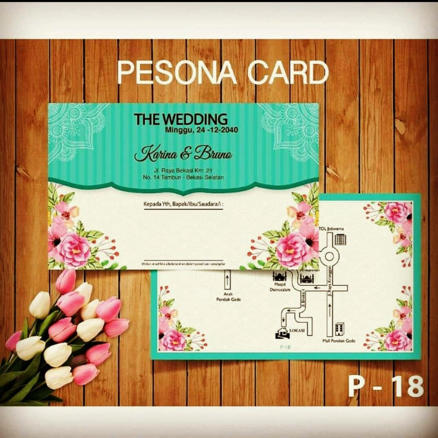 

Undangan Pernikahan Pesona 18