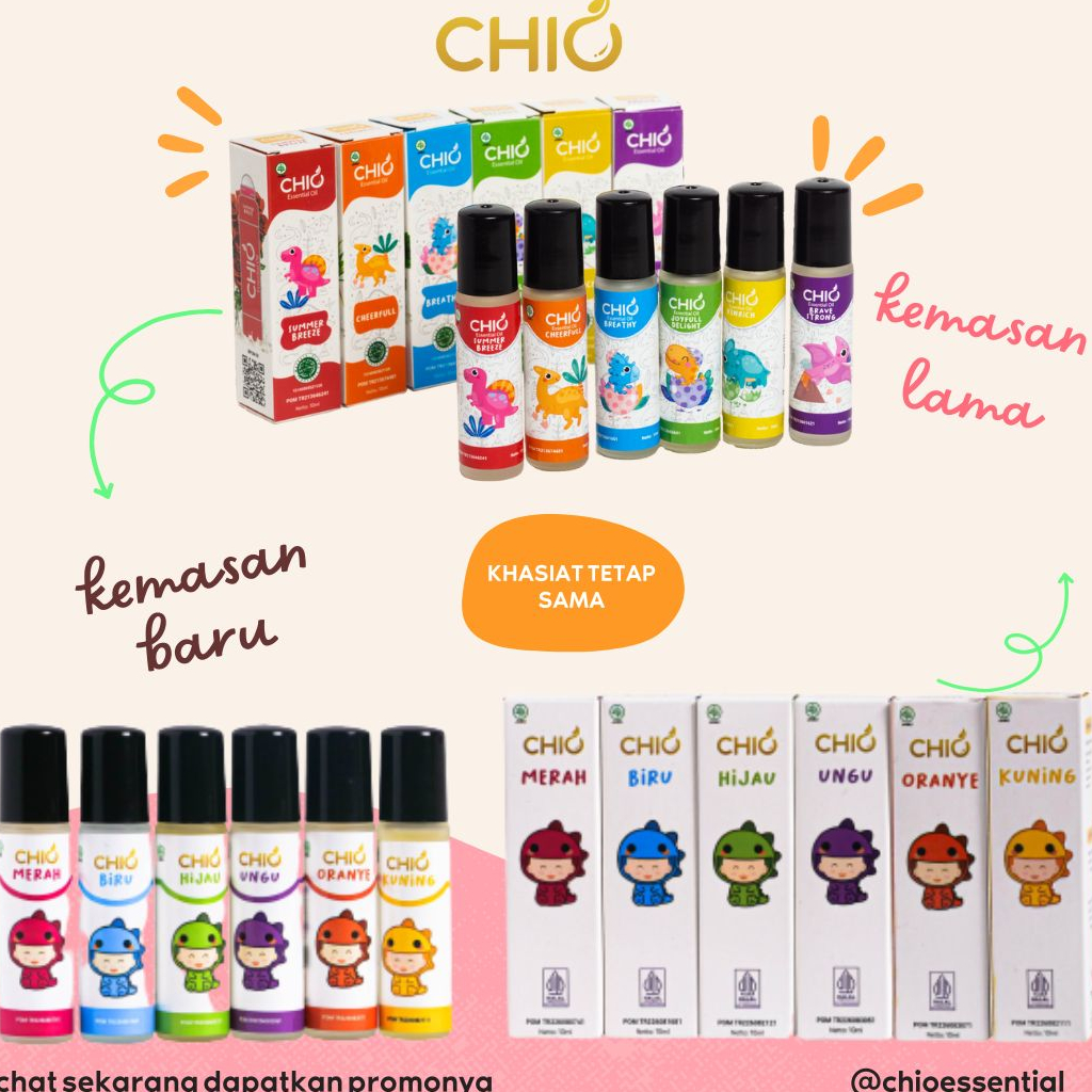 Chio Essential Baby Oil KEMASAN BARU