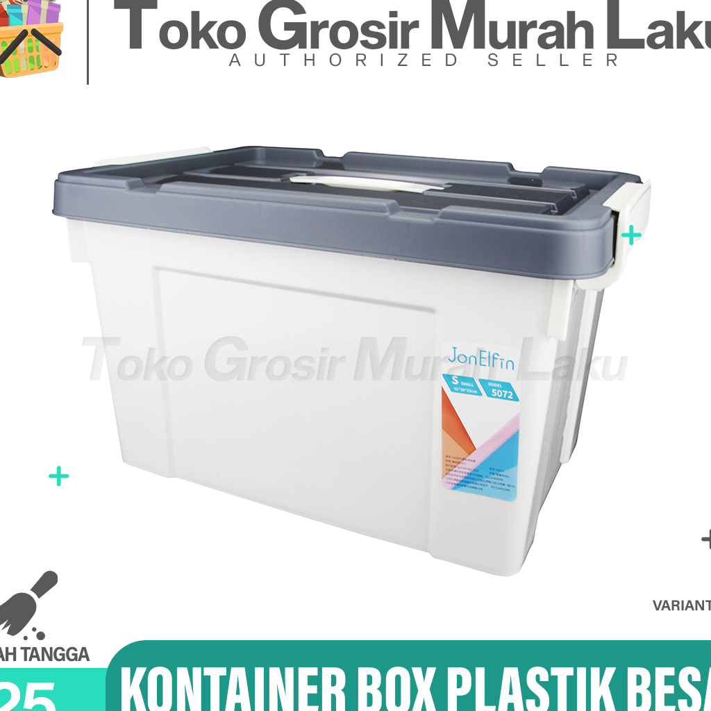 CONTAINER BOX KONTAINER BOX TEMPAT PENYIMPANAN BARANG UKURAN 25 - 40 L