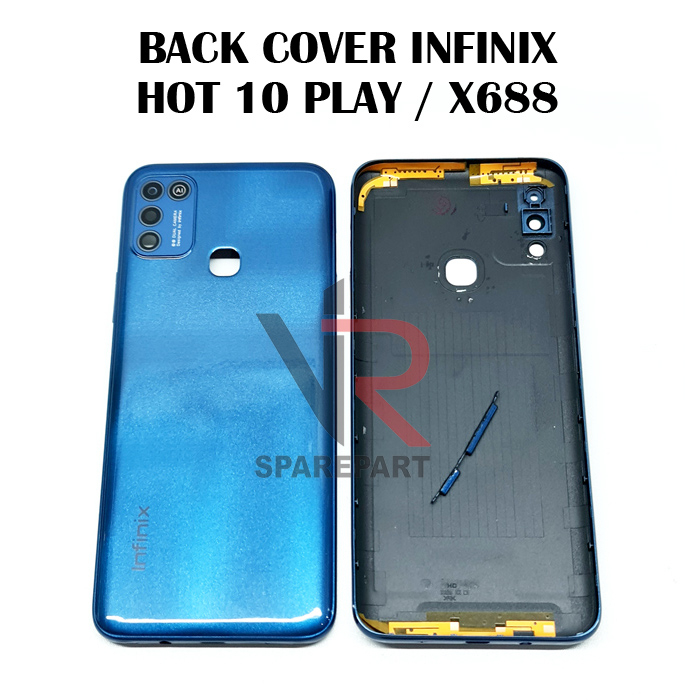 BACK COVER INFINIX HOT 10 PLAY / X688 BACK DOOR / TUTUP BELAKANG