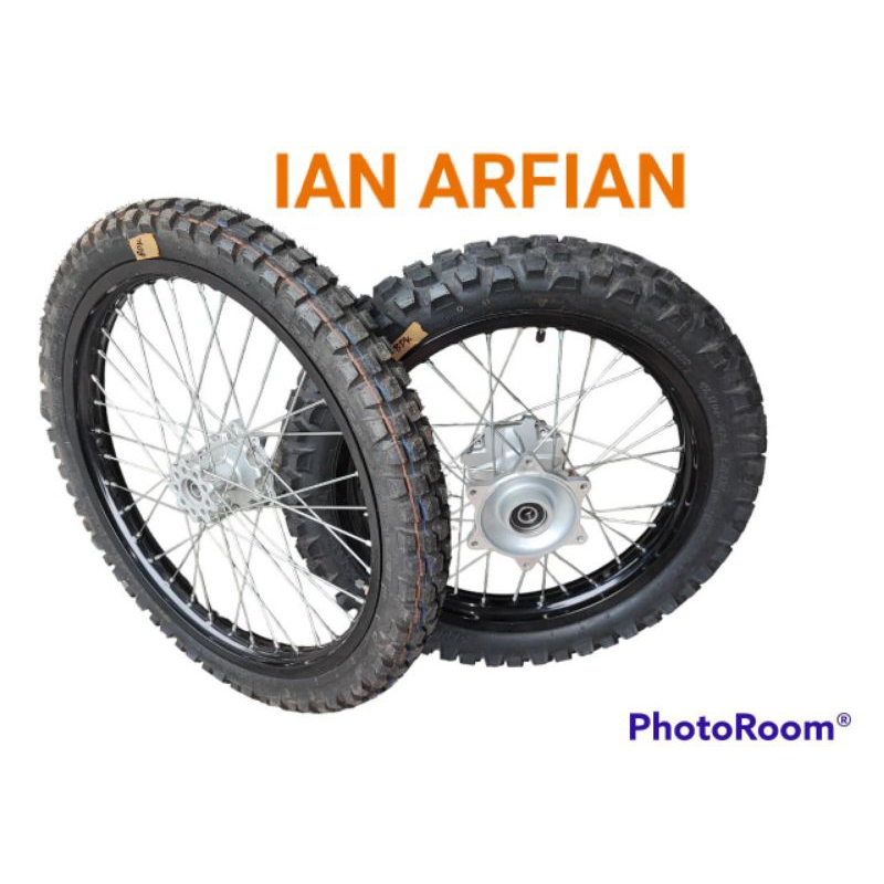 PROMO Wheelset roda velg set CRF 150 L CRF150L ASLI ORIGINAL