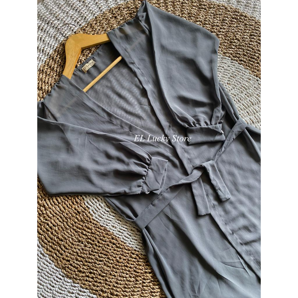 Clara Long Outer Ceruty Babydoll