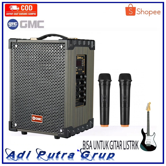 SPEAKER BLUETOOTH GMC 899P/Speaker Portable Bluetooth - FREE 2 BH MIC