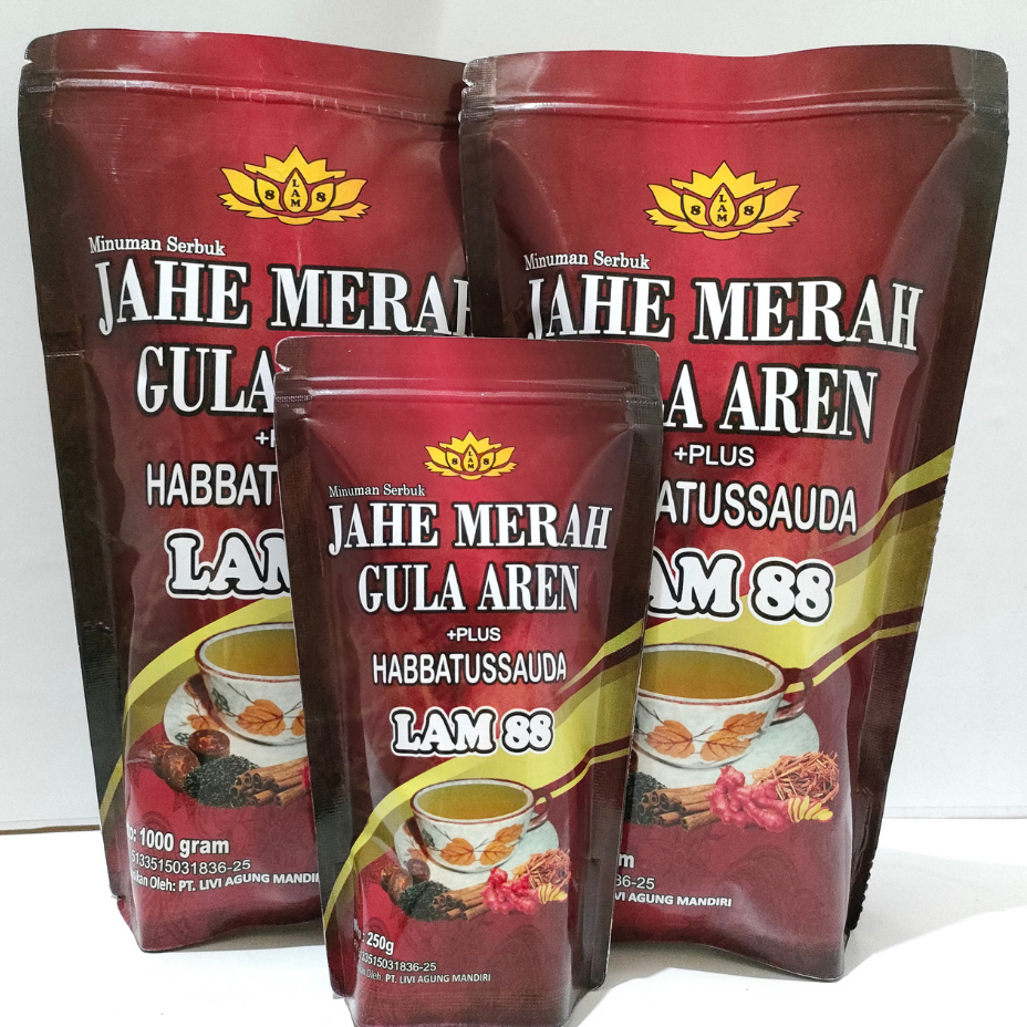 Jahe Merah Gula Aren Plus Habbatussauda 100% ORIGINAL