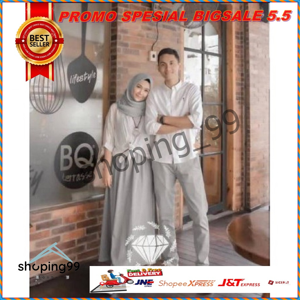 BAJU KONDANGAN PESTA CEWEK COWOK TERBARU 2021 CAUPLE COPLE COPEL KAPEL COMBI BATIK NATURAL