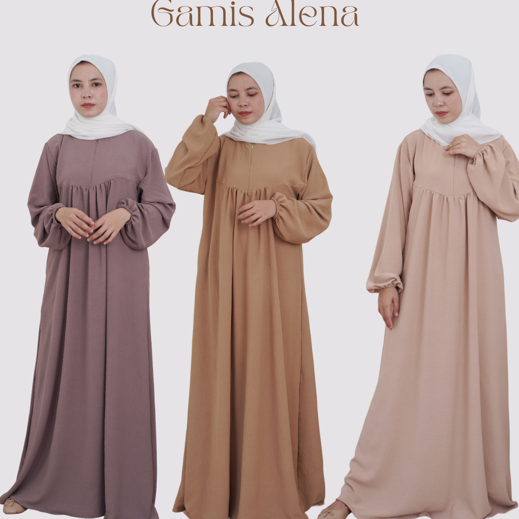 GAMIS ALENA PART 1 /GAMIS ALENA SEMI BALON/ GAMIS BUSUI FRIENDLY