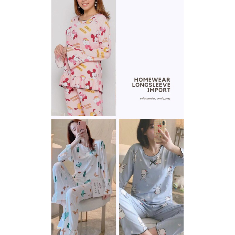 Piyama PP import karakter sleep.pajamass✨