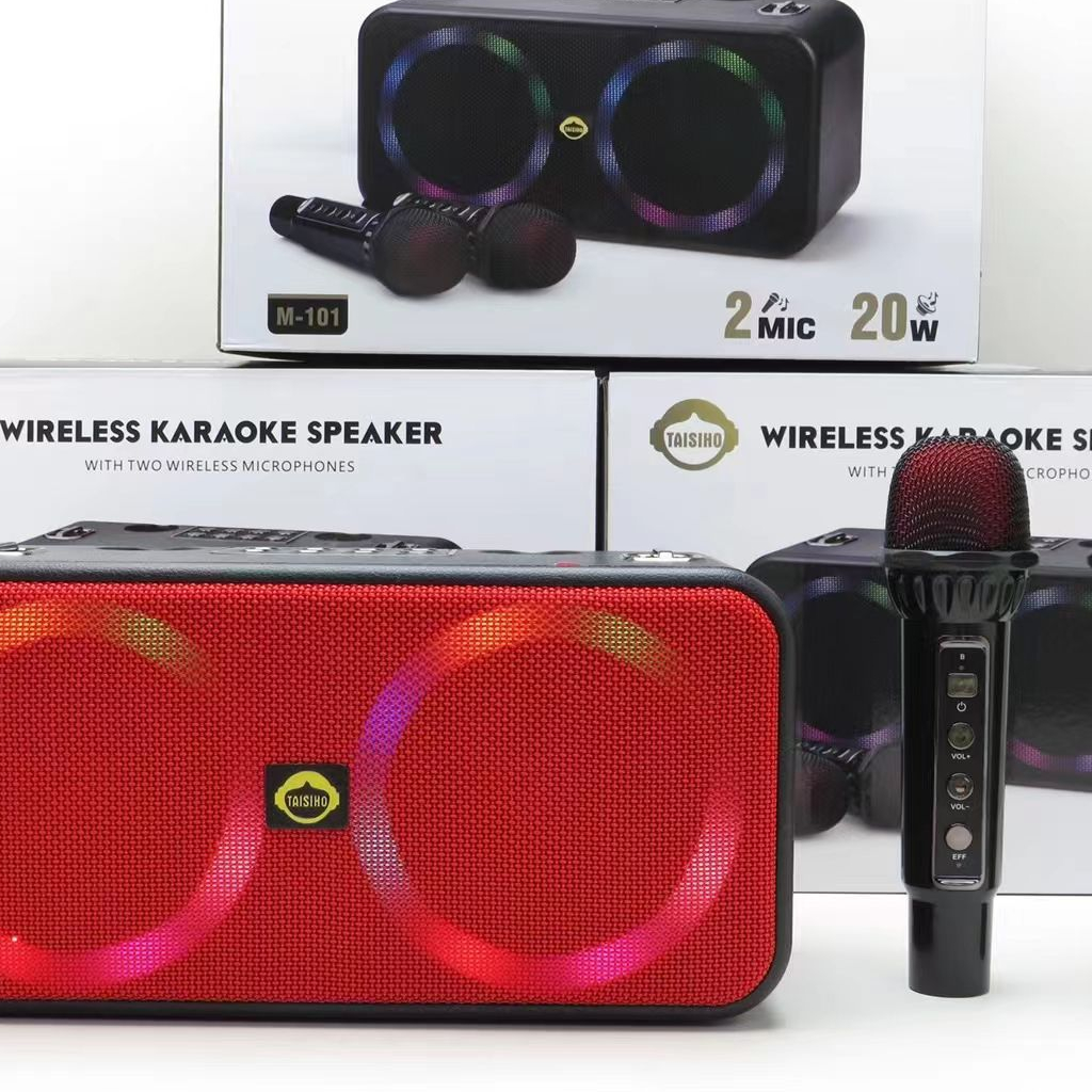 Wireless Karaoke Speaker 2Mic 20Watt