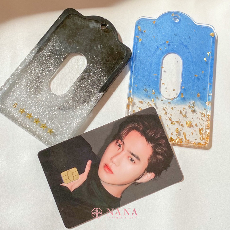 

[CUSTOM] Tempat Name Tag/Card Holder resin/Tempat E-money/Tempat Photocard