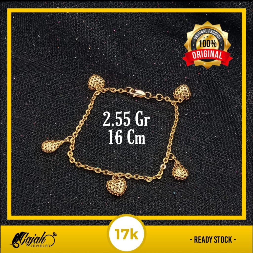 Gelang Emas 17K - 2.55 Gr Kadar 750 - 4959