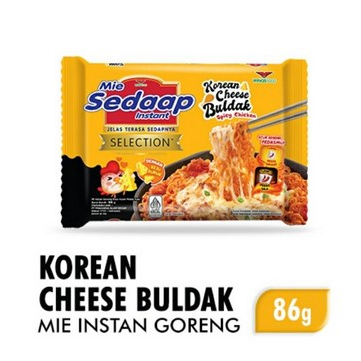 

MIE SEDAAP INSTAN KOREAN CHEESE BULDAK SPICY CHICKEN 86 GRAM