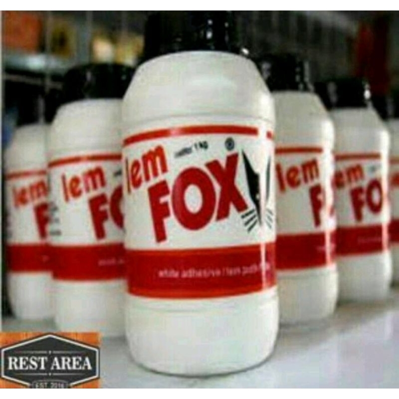 

Lem Putih Fox 1 kg Botol untuk Kayu Kertas ATK