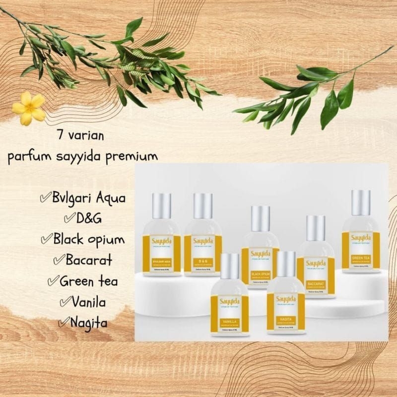 (BISA COD) SAYYIDA PARFUM PRMIUM 50 ML