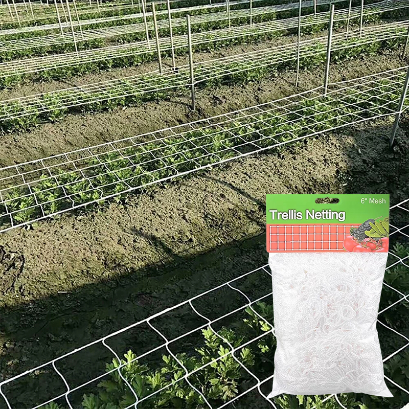 Jaring Tanaman Rambat Trellis Netting Plants Climbing Net Polyester 1670 cm x100 cm - A05009 - White