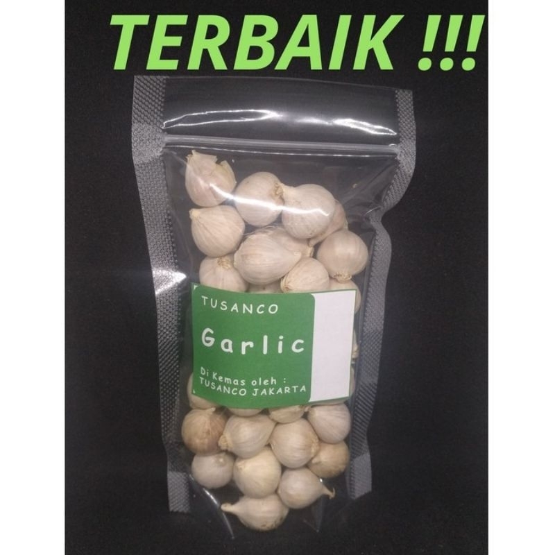 

( Sudah dicuci ) Bawang Putih Tunggal 100 gram Tusanco