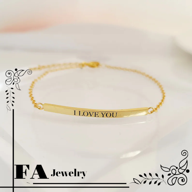 gelang nama lapis emas 14k gelang bayi sampai dewasa  gelang custom name