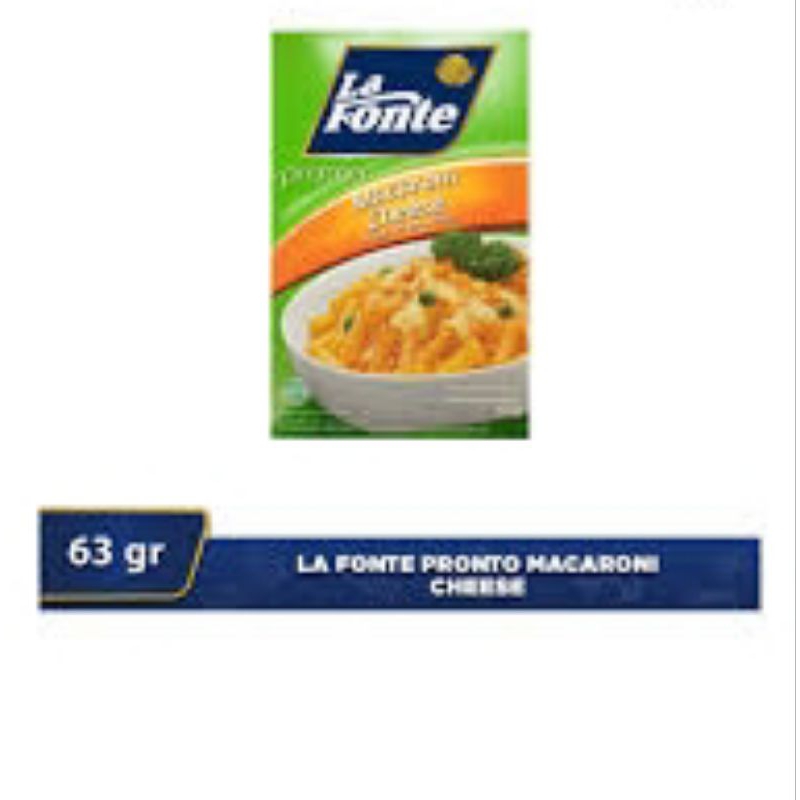

La Fonte Pronto Macaroni with Cheese Makaroni macaroni 63gr