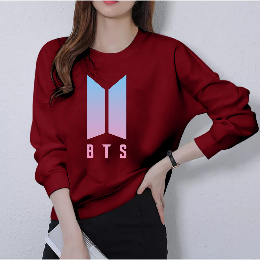 FASHION COOLS - ( BISA COD ) BAJU ATASAN TRENDY BTS GIRL TERBARU-BAJU DISTRO CEWEK KEREN LENGAN PANJANG MASA KINI DAN TERLARIS