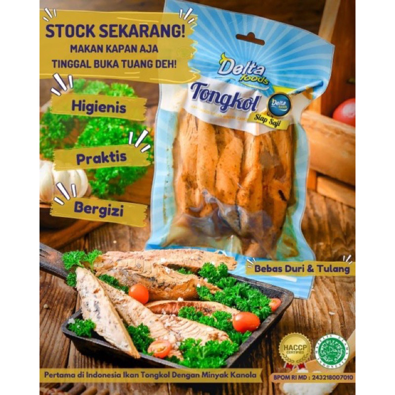 

Delta Foods Tongkol Siap Saji [Ikan Tongkol dalam Minyak Canola] 500Gr