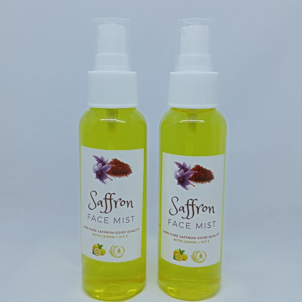 Air Saffron [ 2pcs ] Face Mist / Toner Wajah Bunga Saffron Asli - Saffron 100 Ml