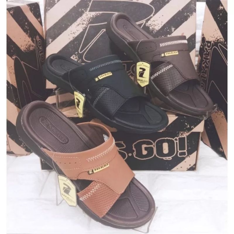 SANDAL PAKALOLO KARANG 05 Sandal Selop Kulit Pria