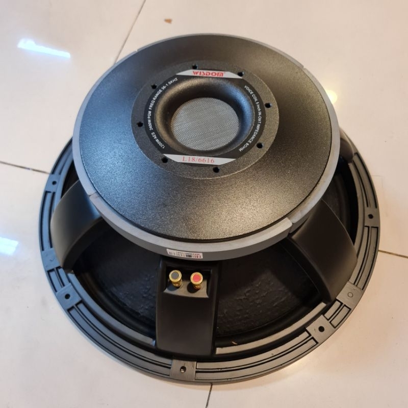 speaker 18 inch subwoofer wisdom 6616