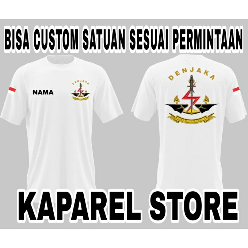 Kaos Logo Denjaka/Baju Denjaka/Atasan Pria Wanita Denjaka Lengan Pendek Kaos denjaka Murah Terbaru07