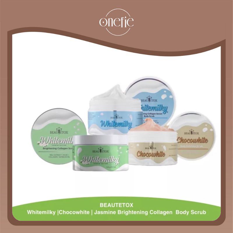 [ READY STOCK ] BODY SCRUB BY BEAUTETOX | WHITEMILKY | CHOCOWHITE | JASMINE