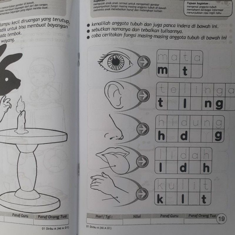 Buku Paket Kurikulum Merdeka (islam) TK.A &TK.B - "Free Buku Tabungan"