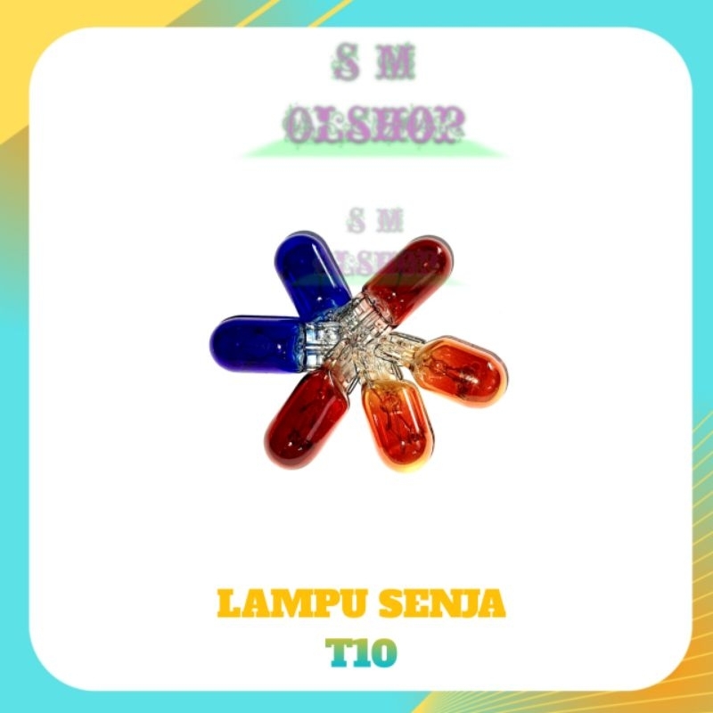 2 PCS LAMPU SENJA MOTOR VARIO LAMPU SENJA BEAT LAMPU SENJA SUPRA BOHLAM TANCAP SENJA MOTOR HONDA GRAND T10 12V 5W