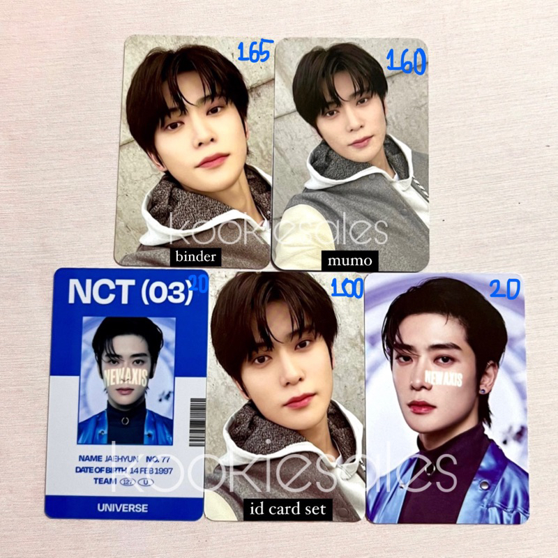 Photocard PC NCT 2021 127 Jaehyun Universe Merchandise MD Pre Order Benefit POB Mumo Japan JP Binder