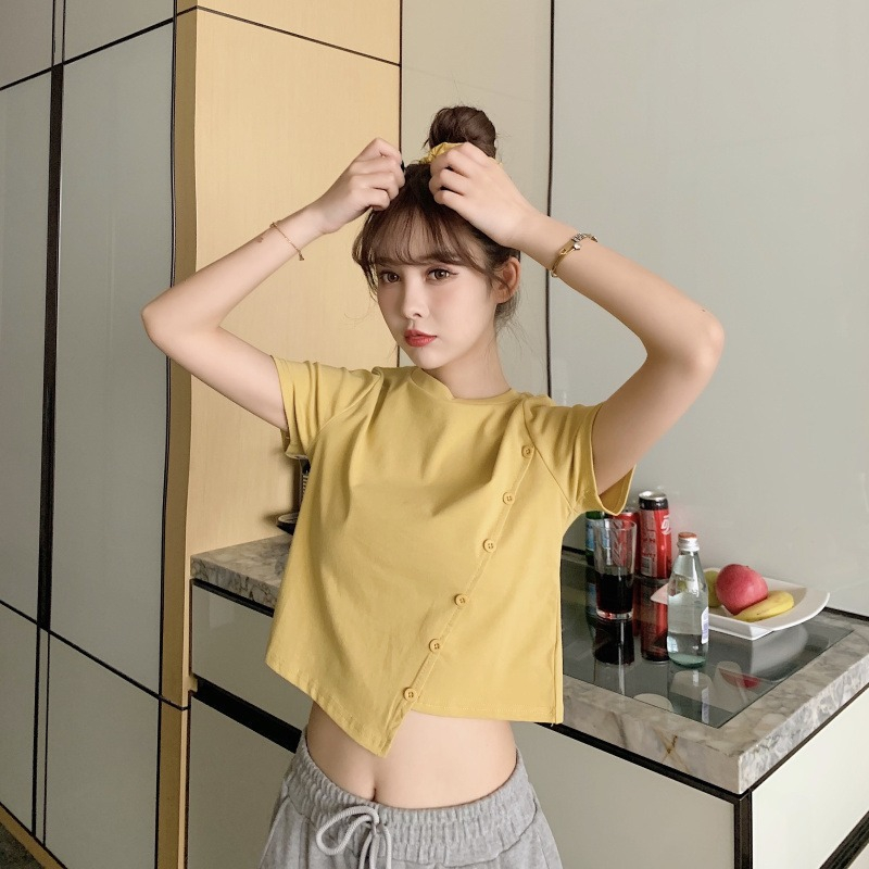 Atasan Wanita / Korean Top Style Kancing Top