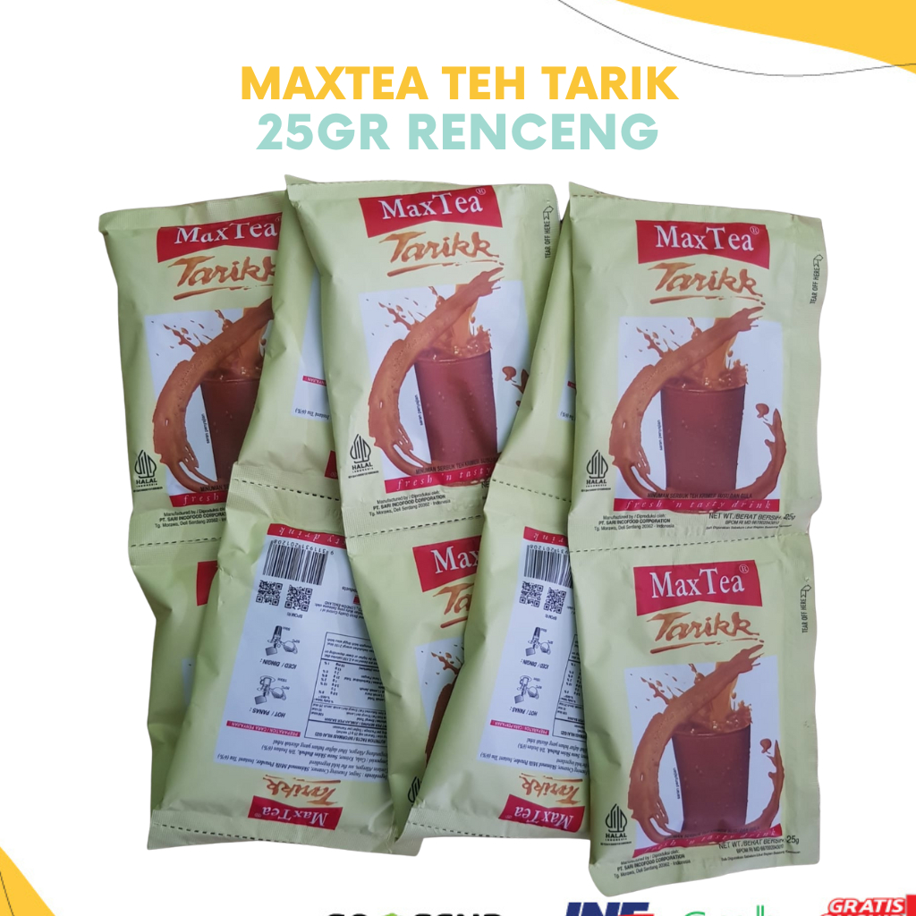 

MaxTea Teh Tarik 10x25gr Renceng