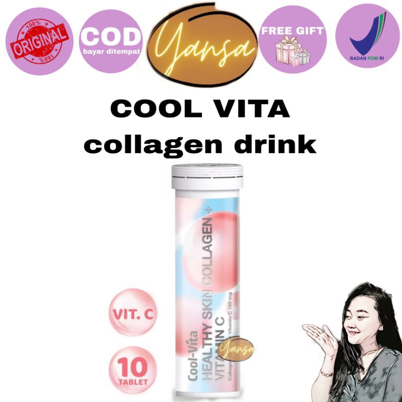 Minuman Collagen Coolvita Beauty Coollagen Rasa Peach