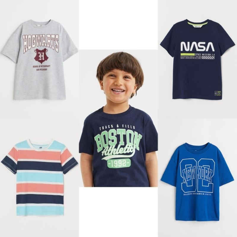 Kaos Anak laki laki HM (18m 2y 4y 6y 8y 10y)