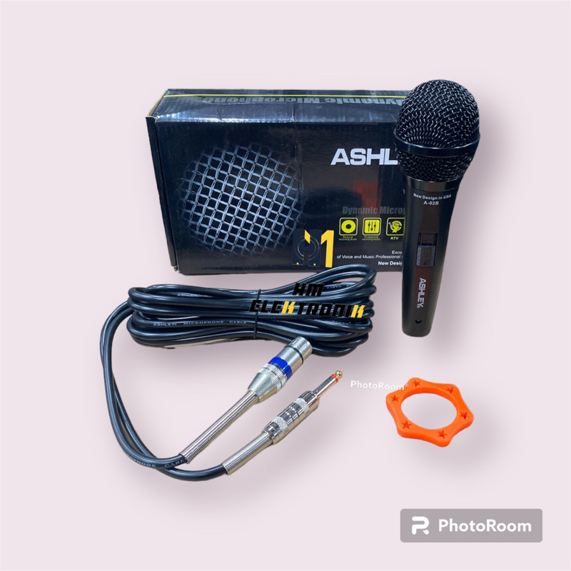 Mic Ashley A 02 Microphone Kabel Ashley dynamic